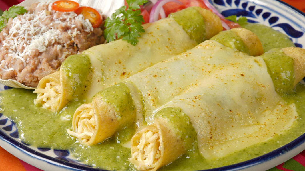 Enchiladas verdes La Guia De Reus